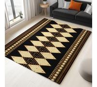 Genérico Alfombra Infantil, Alfombra Habitación Infantil Juego, Moderno Patrón De Diamantes con Borde Efecto 3D, Suave Fácil de cuidar, Resistente, 120 x 160 cm