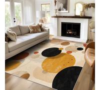 Genérico Alfombra Mediados de Siglo 50x80cm, Alfombras Salon Geométrico Bohemia - Alfombra Antideslizante Suave Pelo Corto Lavable Franela para Habitacion Dormitorio Z-M14