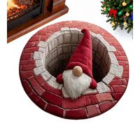 Generico Alfombra navideña para entrada | Decoración de cocina fiestas, alfombra de ducha para Navidad | Para entrada exterior entrada suelo patio casa interior dormitorio salón cocina porche