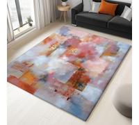 Genérico Alfombra para Dormitorio Color De Camuflaje Sala de Estar Alfombra Lavable de Pelo Corto Antideslizante Suave para baño Comedor Pasillo Abstracto Retro Camuflaje Textura 120 x 170 cm,