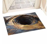 Generico Alfombra para entrada - Alfombra ilusión 3D de 50 cm | Realista abstracto antideslizante para dormitorio, estudio, jubilación, puerta, sofá, lado dormitorio, apartamento, inauguración de