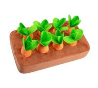 Genérico Alfombra para Olfatear Zanahorias para Perros - Interactivo De Peluche, Juego De Escondite De Alimentos Blandos para Estimulación Mental, Lindo De Felpa para De Zanahorias | AC