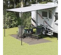 Genérico Alfombra para Tienda Manual Gris Claro 400 x 200 cm Polietileno,Deportes,Actividades al Aire Libre,Camping y Senderismo,Accesorios para Tiendas de campaña-42000187