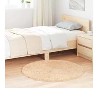 Genérico Alfombra Peluda de Pelo Largo NAVARRA Beige 100x100cm poliéster,Casa y jardín,Decoración,Alfombras-4102893