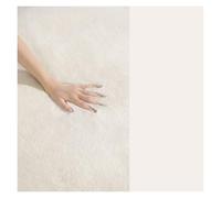 Genérico Alfombra Piel De Conejo Artificial, Alfombra Interior Esponjosa, Peluda Y Tupida Antideslizante, para Suelo De Salón, Dormitorio Y Zona del Sofá(Beige,50 * 50cm)