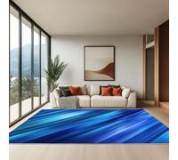 Genérico Alfombra Salón Pelo Corto Suave - Alfombras Dormitorio Matrimonio Comedor Gran Alfombra Antideslizante Minimalismo Luz Espacio, 120 x 160 cm