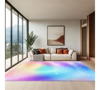 Genérico Alfombra Salón Pelo Corto Suave - Alfombras Dormitorio Matrimonio Comedor Gran Alfombra Antideslizante Cielo Estrellado De Ensueño Vía Láctea, 100 x 150 cm