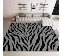 Genérico Alfombra Salon Suave Gris 60 X 90 Cm, Minimalista Estampado Animal Elegante Alfombras Dormitorio - Lavable Lavadorapara Sala Dormitorio Salónpara Balcón Sala De Juegos Patio Porche Pasillo