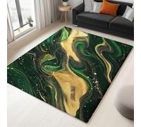 Genérico Alfombra Salon Textura Abstracta De Mármol 80x150cm Alfombra de Pelo Corto Modern, Alfombras Antideslizante Lavables para Sala, Dormitorio, Decoración Hogar