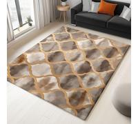 Genérico Alfombras De Área Estilo Marroquí 80 X 150 Cm para Comedor Dormitorio Pasillo Cocina Sala De Estar, Abstracto Tela Ola Alfombras De Corredor Suave Antideslizante Multicolor