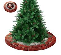 Genérico Alfombras de Cocina navideñas: Alfombra Lavable de Papá Noel de 40 x 40 x 1 cm, Antideslizante, Acento de Suelo Festivo | Felpudo de habitación de Temporada para Entrada, Pas