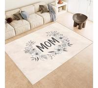 Genérico alfombras de Salon 120x160cm Mamá alfombras Salon Grandes Protector Suelo Microfibra Suave Lavable Antideslizante para Dormitorio salón Pasillo Acogedor EL1991