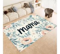 Genérico alfombras de Salon 160x200cm Mamá Alfombra Dormitorio Suelo Suave Microfibra Transpirable Lavable Antideslizante decoración Dormitorio salón Pasillo EL2067