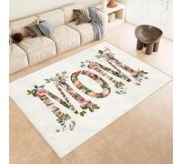 Genérico alfombras de Salon 80x150cm MAMÁ Alfombra Salon Pelo Corto Esterilla Microfibra Transpirable Suave Lavable Antideslizante para Dormitorio salón Pasillo EL2025