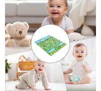 Genérico Alfombras Infantiles para Habitación De Juegos | Alfombra Lavable para Bebés | Alfombra Interactiva Reversible para Guardería Interior Aula Picnic Exterior