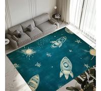 Genérico Alfombras Salon Grandes 80x150cm, Antideslizante Alfombra Salon Habitacion Pasillo Stars, Tapete Sala Quarto Impermeable Interior, Lavable Rug para Dormitorio Comedor Oficina 12-1124