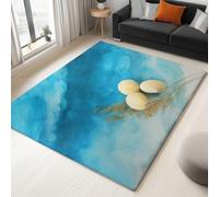 Genérico Alfombras Salón Lavable Conchas De Playa 120x180cm Alfombra Impresión 3D Modern, Alfombras Habitación Suave Antideslizante para Dormitorio Comedor Kinderzimmer