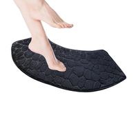 Generico Alfombrilla absorbente para baño, alfombra contorneada para suelo de baño, lavable, absorbente, decoración del hogar, para apartamento, entrada, bañera, cocina, dormitorio