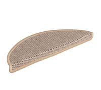 Genérico Alfombrilla autoadhesiva Escalera sisal 15 uds Beige 56x17x3 cm,Casa y jardín,Productos del hogar,Alfombrillas para escalones-326868