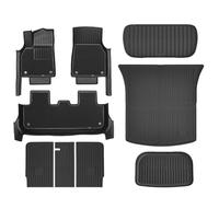 Genérico Alfombrilla con Tira Protectora en el umbral de la Puerta para Tesla para Model Y 2025 (Todo Clima), Revestimiento de Maletero de TPE, Almohadilla para el Respaldo del Maletero(Style6)