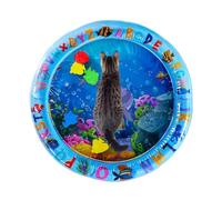 Genérico Alfombrilla de Agua para Gatos | Alfombra Sensorial Interactiva y Refrescante | Alfombrilla Sensorial Refrescante de Agua - para Piscina de Verano, Viajes, Hogar, Sala, Dormitorio, Perros y