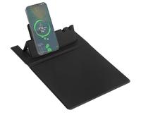 Genérico Alfombrilla de ratón con Carga de 15 W - Alfombrilla de Escritorio con Soporte Plegable para teléfono | Alfombrillas de ratón de Carga inalámbrica para Dispositivos móviles, para Teclado, a