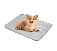 Generico Alfombrilla de refrigeración para mascotas, 19,69 x 15,75 pulgadas, para perros | Summer Dog Cool Mat Foldable | Reusable Pet Accessories | Breathable Cat Cool Bed for Summer Outdoor Sleeping