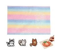 Genérico Alfombrilla Para Abalorios | Base Termofusible para Manualidades con Abalorios | Base para Planchar | para Adolescentes Adultos Principiantes Aula Oficina Cumpleaños en Casa