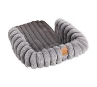 Generico Alfombrilla para cochecito para perros, manta cálida de peluche lavable - Ergonómica para carrito de mascotas con hebilla magnética - Para gatos y cachorros, para viajes en casa y al aire