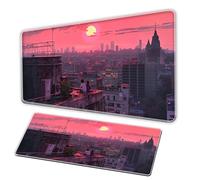 Generico Alfombrilla para ratón de anime, XXL game keyboard pad, large pad with anti slip rubber base - smooth surface - Office anime desktop mousepad - large computer mousepad (E, 90×50cm)