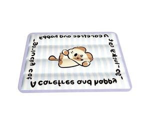 Genérico Alfombrilla Refrescante Mascota | Gel & PVC, 60x90 Cm | Almohadilla Hielo Verano para Perros & Gatos | Auto Enfriante, No Tóxico, Base Antideslizante | Lavable Portátil Interior Exterior