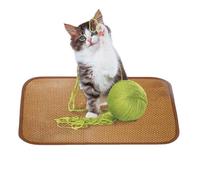 Genérico Alfombrilla Refrescante para Perros - Colchón Anticalor para Mascotas En Verano - Manta De Paja Natural Lavable, Cama Y Accesorios para Razas Grandes Medianas Pequeñas En Suelos