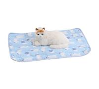 Genérico Alfombrilla Refrescante para Perros - Colchonetas De Enfriamiento para Mascotas | 50x40 Cm Fácil De Limpiar Manta Portátil para Gatos Y Amigos Peludos Uso Doméstico Interior