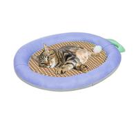 Genérico Alfombrilla Refrescante para Perros - con Cama Lavable con Bola Interactiva - Colchon Refrescante Cachorros con Almohadilla Fria,para Cachorros Hogar Exterior Piso Clima Caluroso
