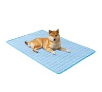 Genérico Alfombrilla Refrigerante para Perros | Colchoneta Refrescante para Gatos | 68x48cm Lavable Antideslizante Transpirable Clima Cálido Cachorros Transporte Hogar Exterior Patio
