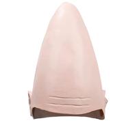 Genérico Alien Cone Bald Head, Latex Cosplay Headdress, 30cm/11.81 Inch 26cm/10.23 Inches Costume Hat Prop for Teens Women Girls Boys Friends Stage Halloween Funny, horror Pointy Head