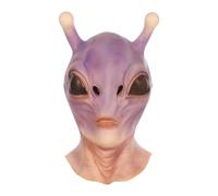 Generico Alien Masques - Látex, 14,96 x 7,48 pulgadas Extraterrestrial Masque Realistic 3D Design | Immersive And Comfortable Fit, Halloween Cosplay For Parties, Carnivals, Haunted Houses, Stage
