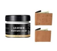 Genérico Alimentador De Botas De Cuero - Crema De Restauración Impermeable 80g No Grasa, Suavizante Cuero Zapatos - Para Sofá Auto Bolsa Sillín Interior Bolso Chaqueta Guantes