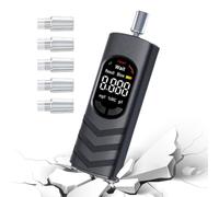 Genérico Alkoholtester, Wiederaufladbares Taschenmodell mit 5 Mundstücken