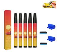 Genérico All Cars Magic Pen for Car Scratches, Magic Car Scratch Removal Pen,Car Paint Scratch Remover Pen, Weatherproof Touch up Paint Pen for Cars, Trucks (5pcs)