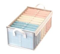 Genérico Almacenaje de ropa | Cajas apilables para mantas que optimizan el espacio | Cajas de almacenaje con tapa | Para dormitorio, garaje, debajo de la cama, armarios, oficina, universidad