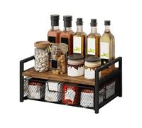 Genérico Almacenaje de Té, Recipiente Rústico y Vintage Antideslizante para Té, estación de té, para Mujeres Hombres Jóvenes Adultos Hogar Apartamento Dormitorio Sala de Meditación Encimera Bar