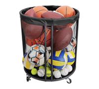 Genérico Almacenamiento De Pelotas Para Exterior | Organizador de Balones,Bolsa Organizadora Portátil De Red Con Gran Capacidad Para Jardín Patio | No incluye estructura de hierro ni ruedas, solo red
