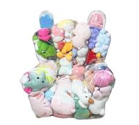 Genérico Almacenamiento De Peluches Puf - Saco Almacenamiento Peluches Transparente,con Cremallera para Aula Guardería Dormitorio Niños Adolescentes Y Maestros