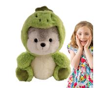 Genérico Almohada de Peluche Husky,Linda Mascota Creativa transformada