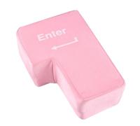 Genérico Almohada Gigante de Tecla Enter USB, Cojín Multifunción Anti-Estrés para Oficina y Hogar, con Sonido de Clic Real, Material Suave Lavable, Ideal para Descompresión Divertida