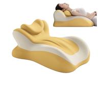 Genérico Almohada para Leer En Cama | Cojín Ergonómico De Espuma Viscoelástica para Descanso De Piernas,Almohada Cuña para Cama,para Lectura Masaje Juego Sofá Silla Estudio Trabajo