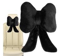 Genérico Almohada para reposacabezas de Coche, Almohada para Cuello con Pajarita para reposacabezas, Lindas Almohadas de Felpa para Cuello Coche, Almohadas universales para y Las