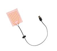 Generico Almohadilla calentada para guantes USB - 5 V, ahorro de energía portátil, guantes térmicos eléctricos con placa calefactora, para hombres y mujeres en casa al aire libre desplazamiento