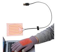 Generico Almohadilla calentada para guantes USB | calentamiento rápido 5 V de larga duración | Colchón calefactado eléctrico para guantes de exterior - Para senderismo, camping, ciclismo, lectura fría